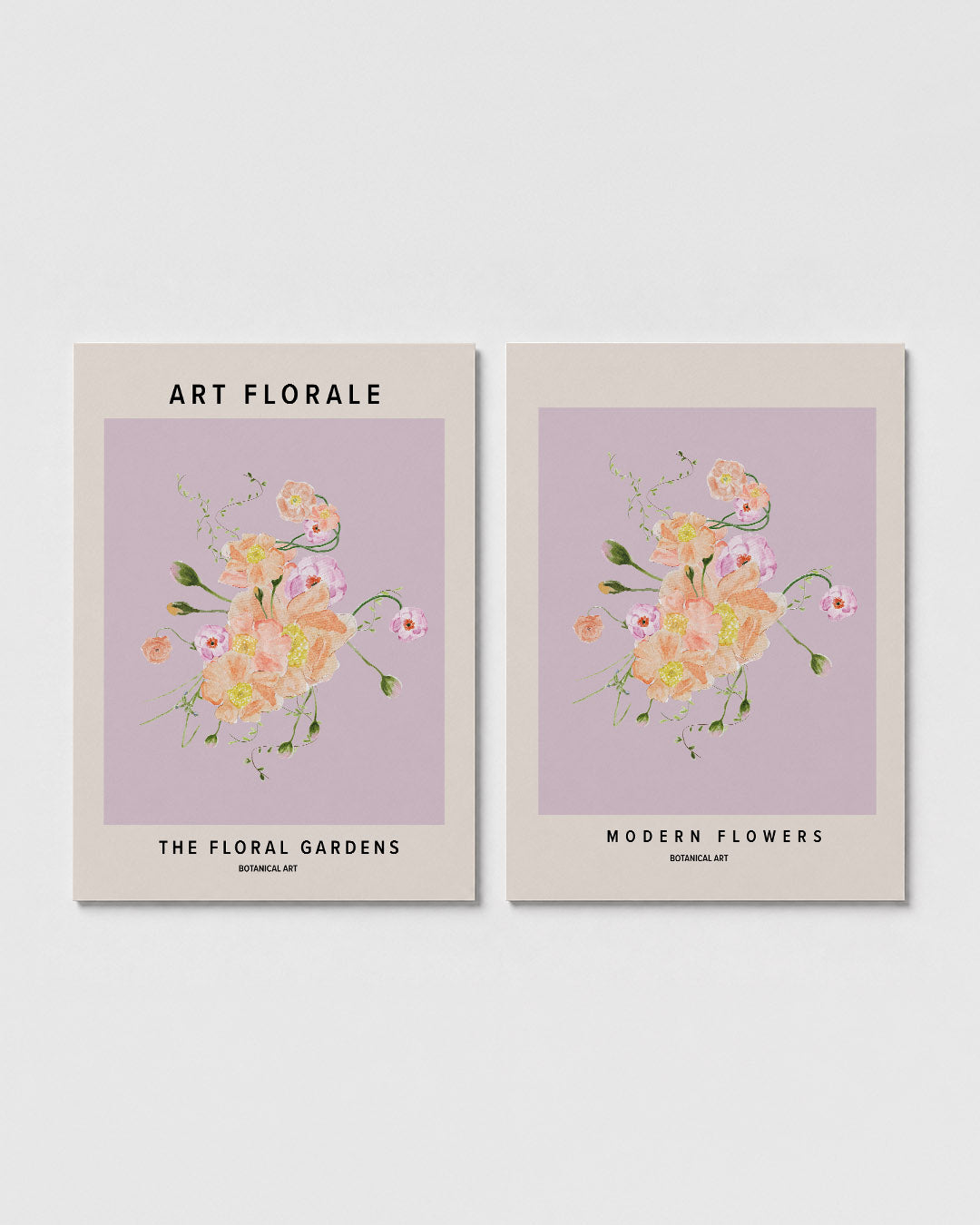Bloemrijke harmonie Posterset