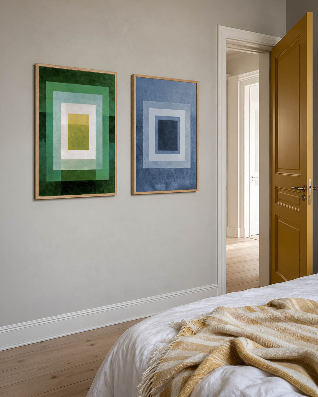 Groene lagen Posterset