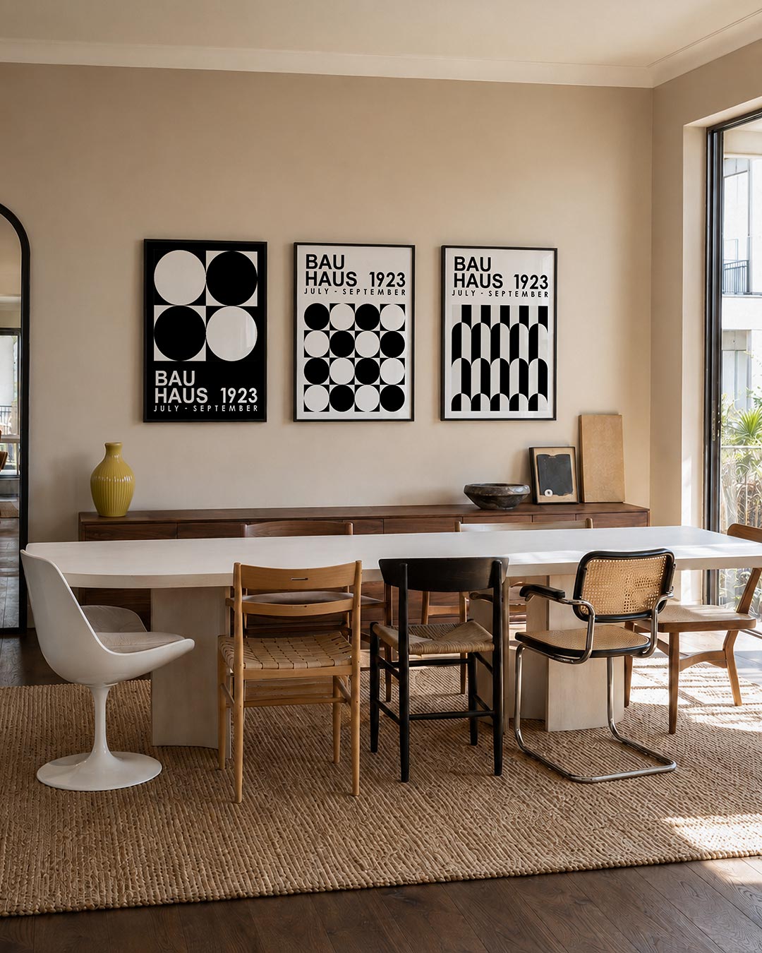 Cirkel en vierkant Posterset