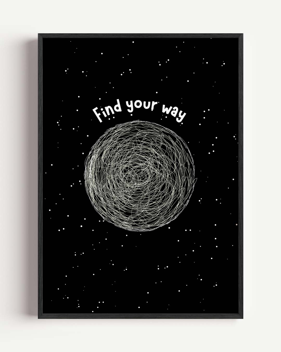 Find Your Way Poster-WallArtistic