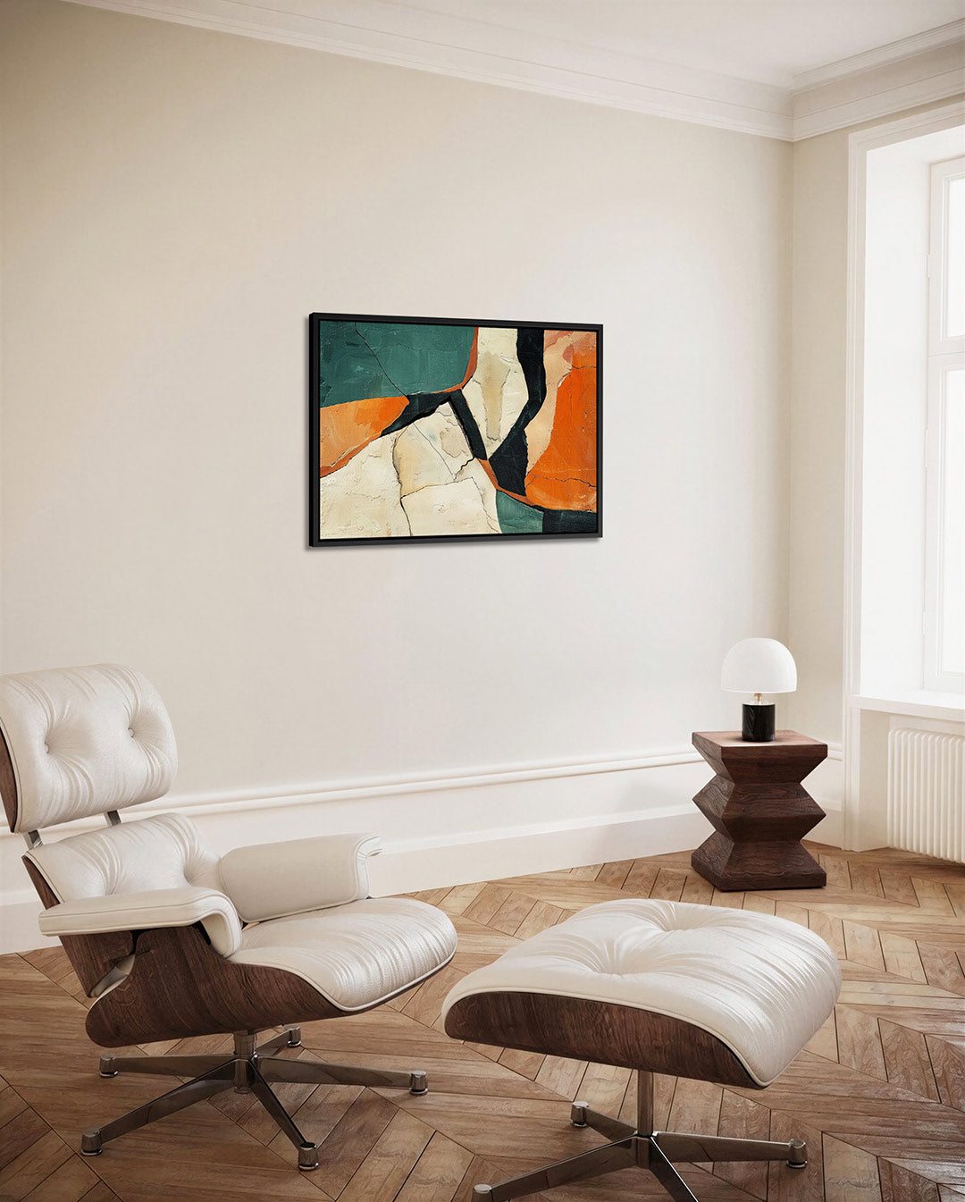 Dynamische vormen Kunstwerk