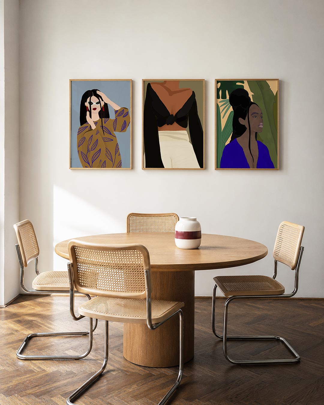 Vormen en vlakken Posterset