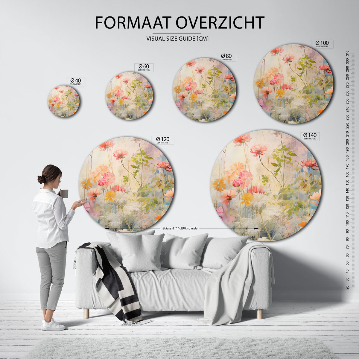 Bloemenpracht Muurcirkel