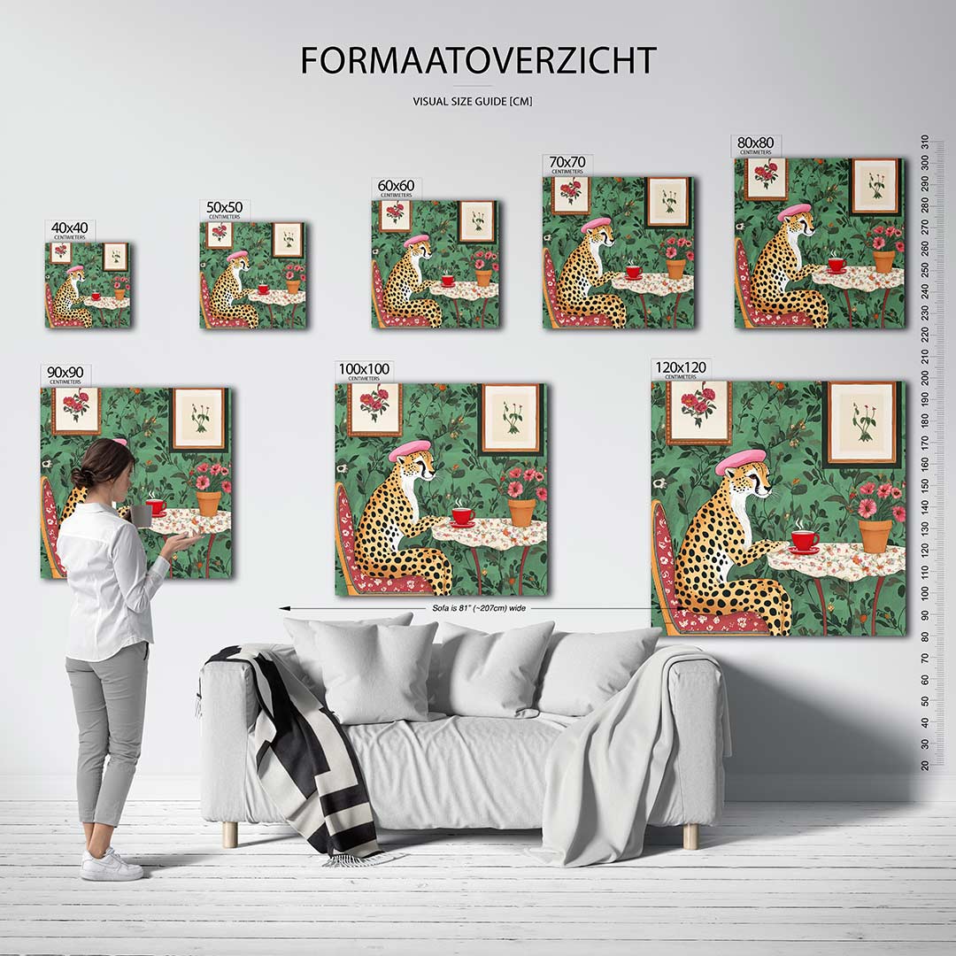 Dromerige dierenkamer Kunstwerk