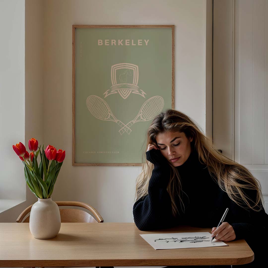 Stijlvolle Berkeley Tennis Club Poster-WallArtistic