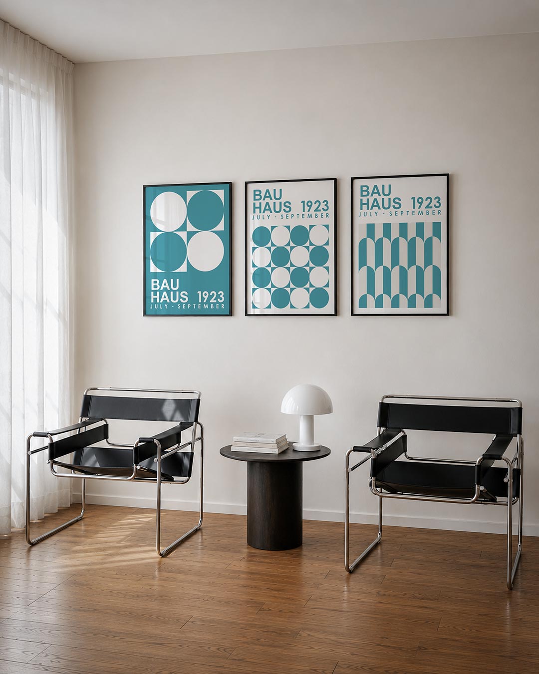 Cirkel en vierkant Posterset