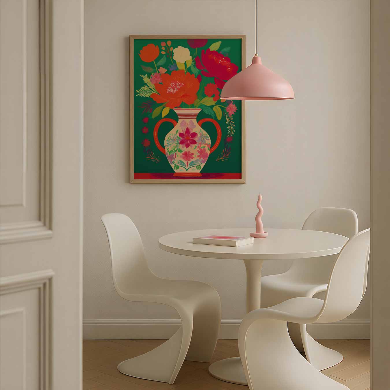 Bloemenpracht in Vaas Poster-WallArtistic