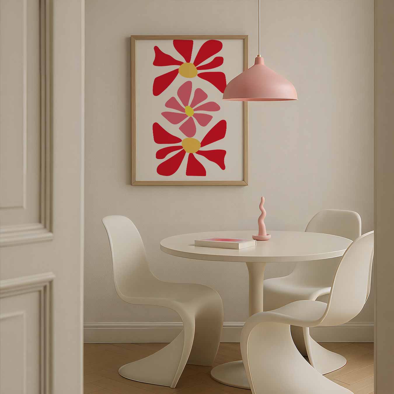 Bloemenvlucht Poster-WallArtistic