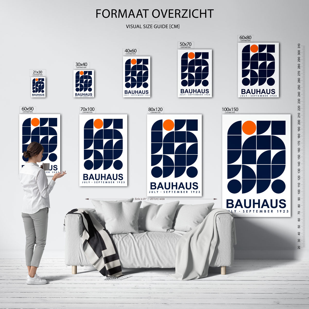 Vormen en vlakken Poster