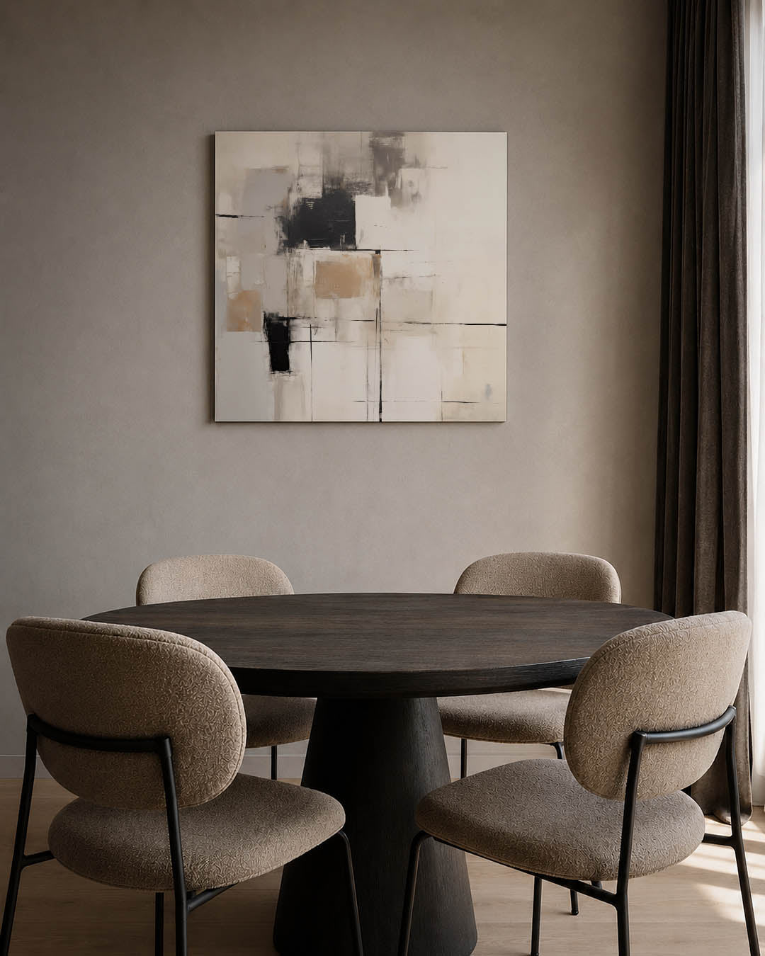Geometrische compositie Kunstwerk