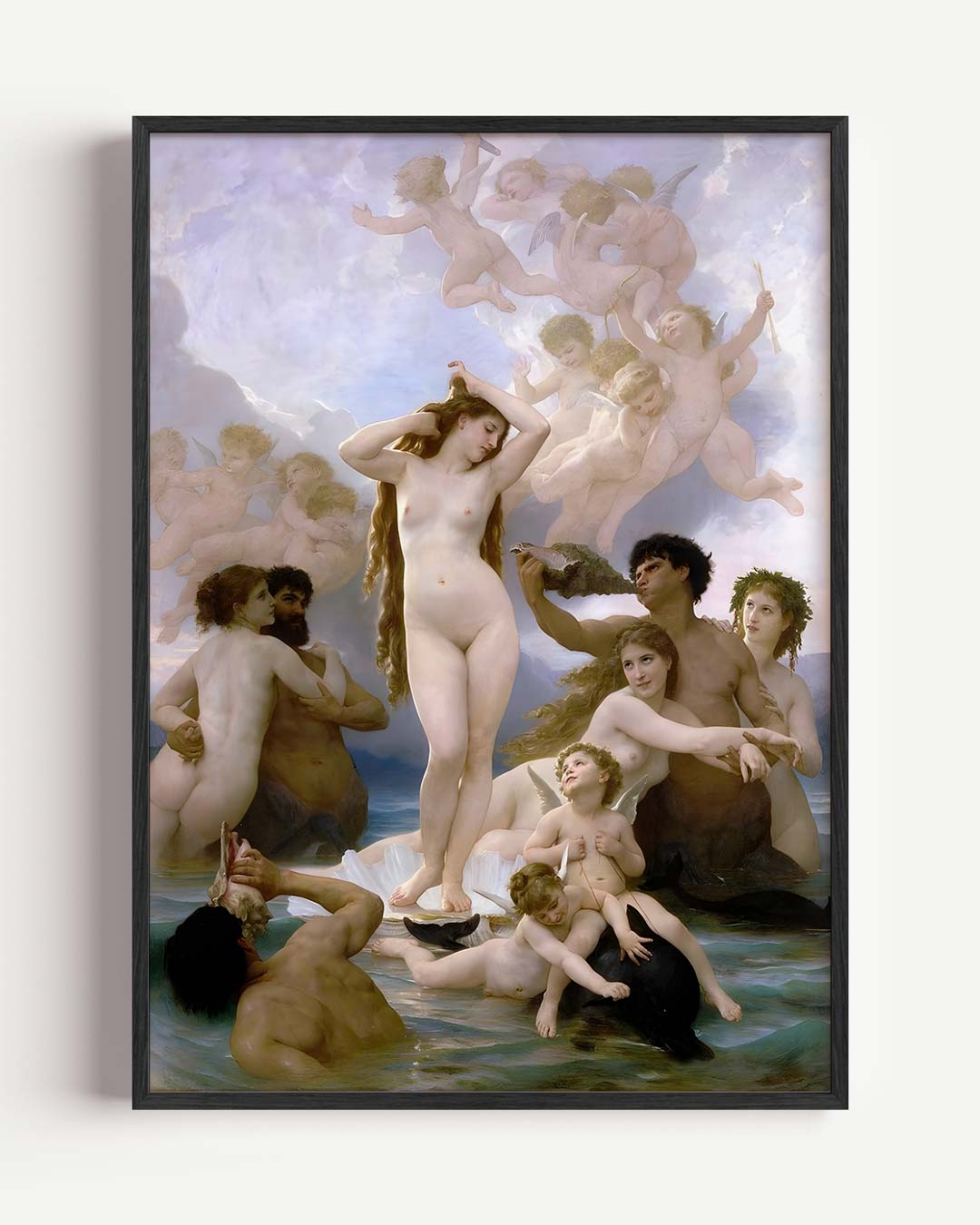Venus en haar Goddelijke Entourage Poster-WallArtistic