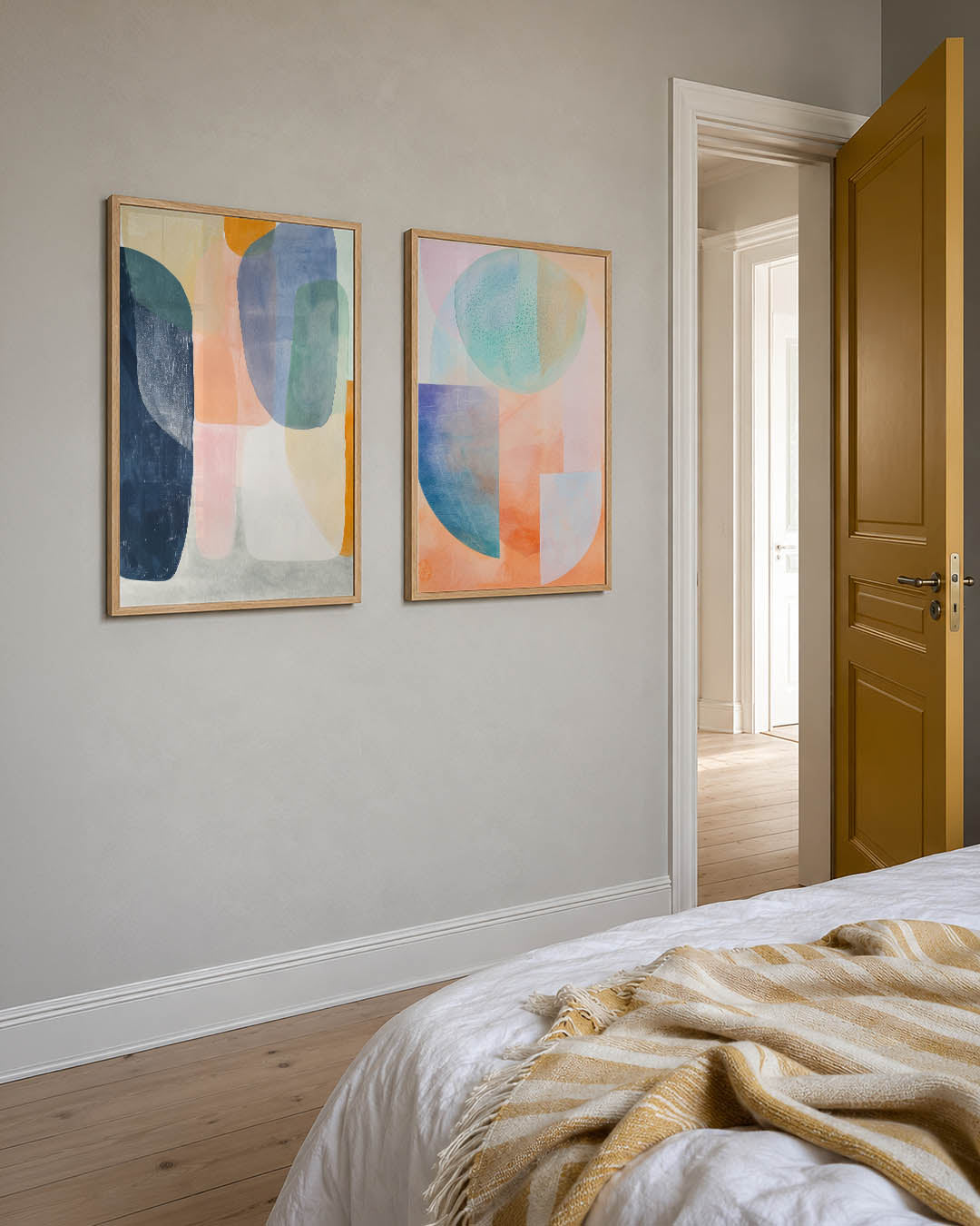 Vorm en kleurenspel Posterset