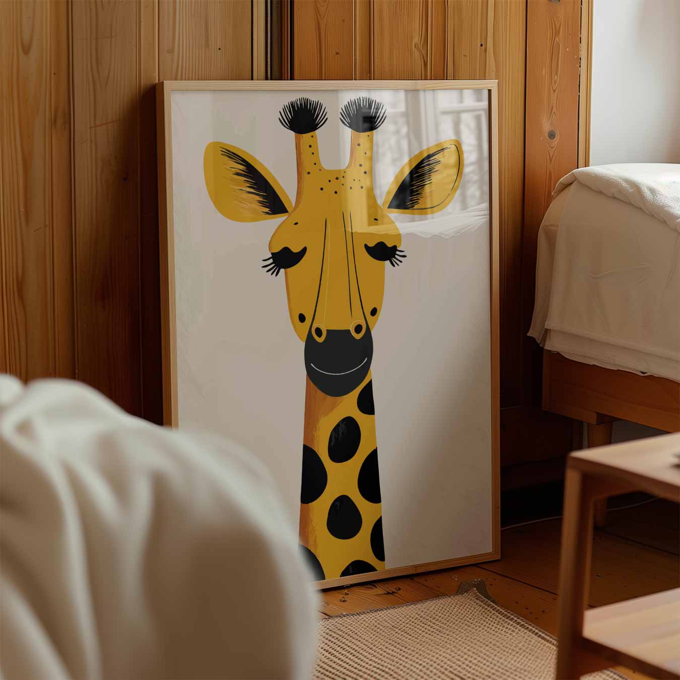 Vrolijke Giraffe Poster-WallArtistic