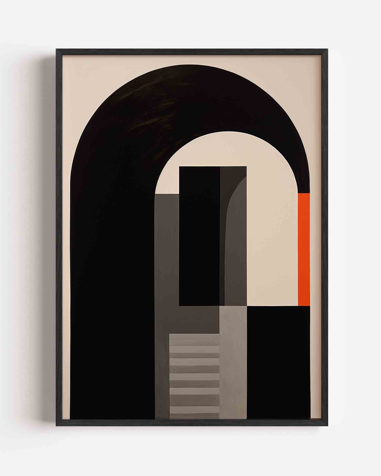 Abstracte vormen Poster