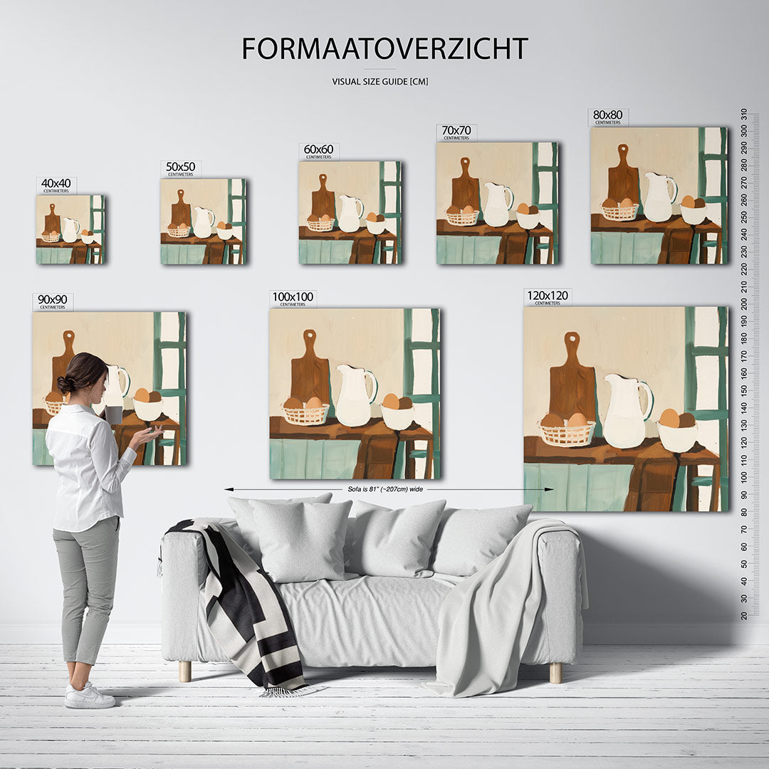 Keukenscène Kunstwerk