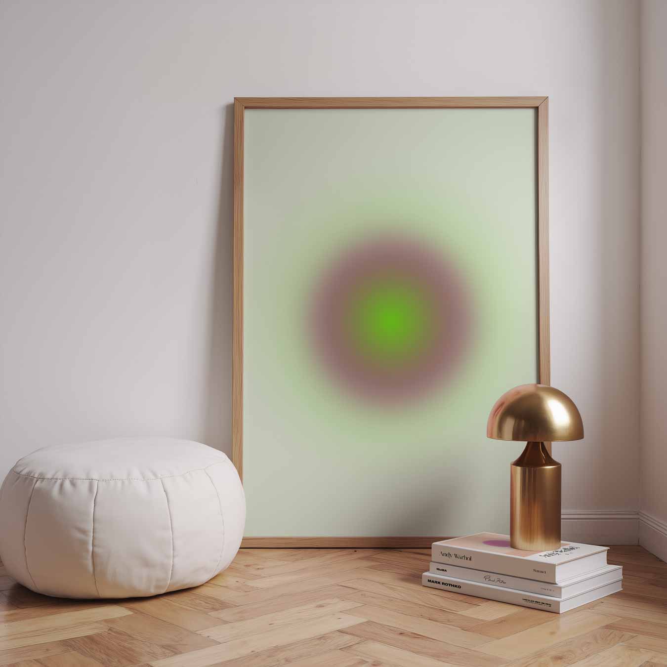 Stralende Aura Mandala Poster-WallArtistic