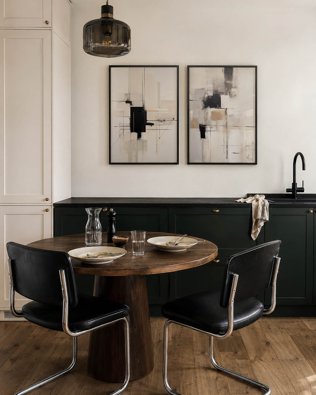 Lijnen en vlakkenspel Posterset