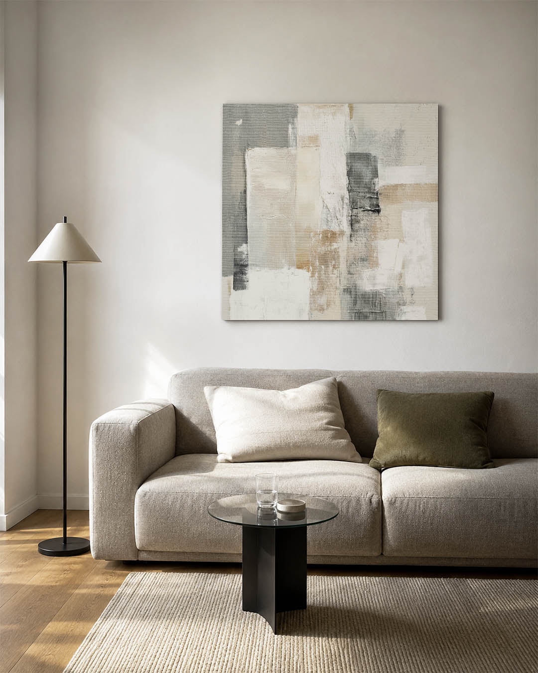 Gelaagde texturen Kunstwerk