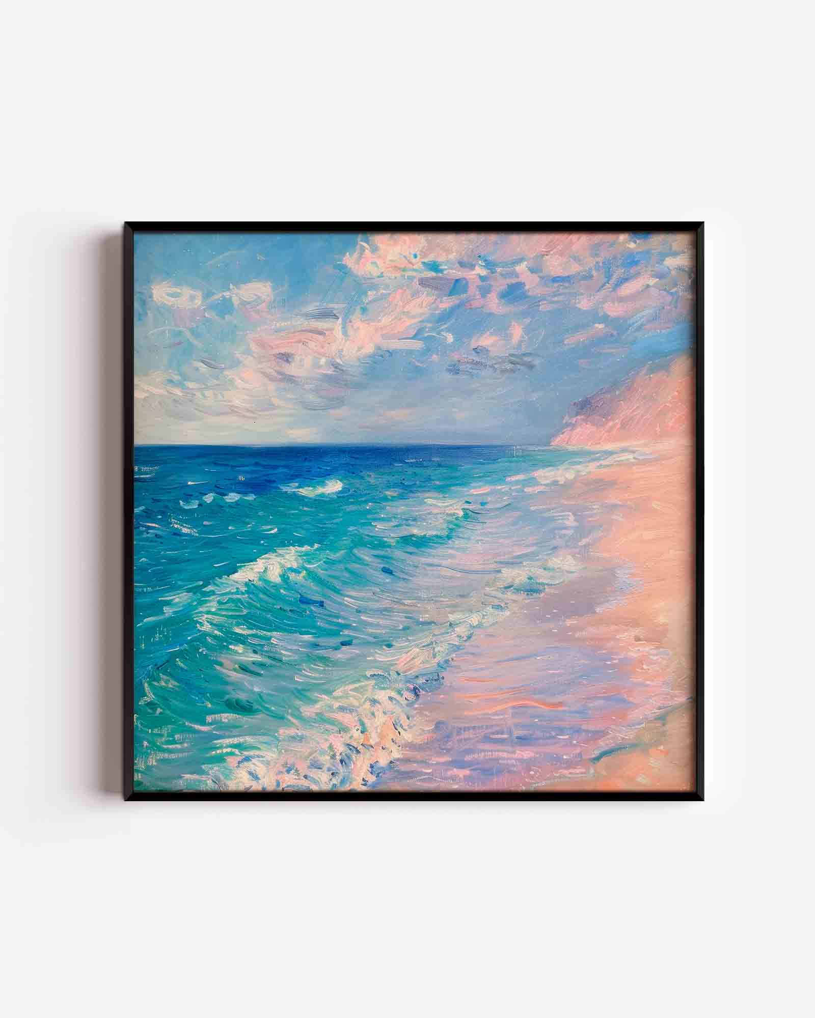 Strand en zee Poster