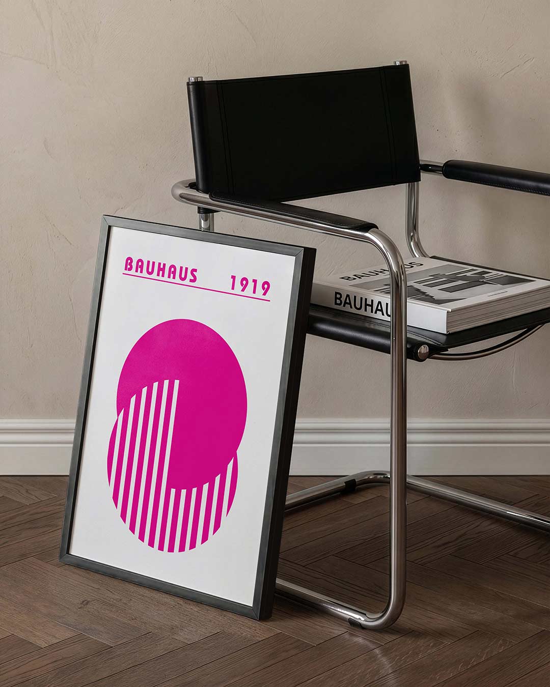 Cirkel en lijnen Poster