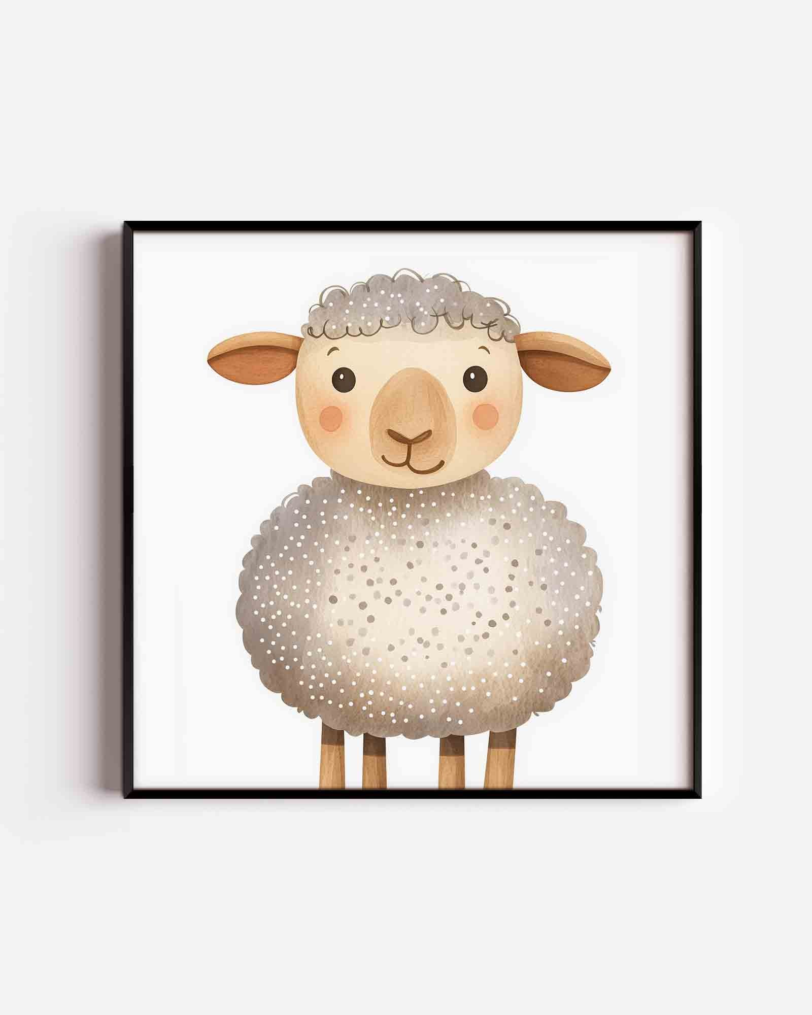 Schattig schaap Poster