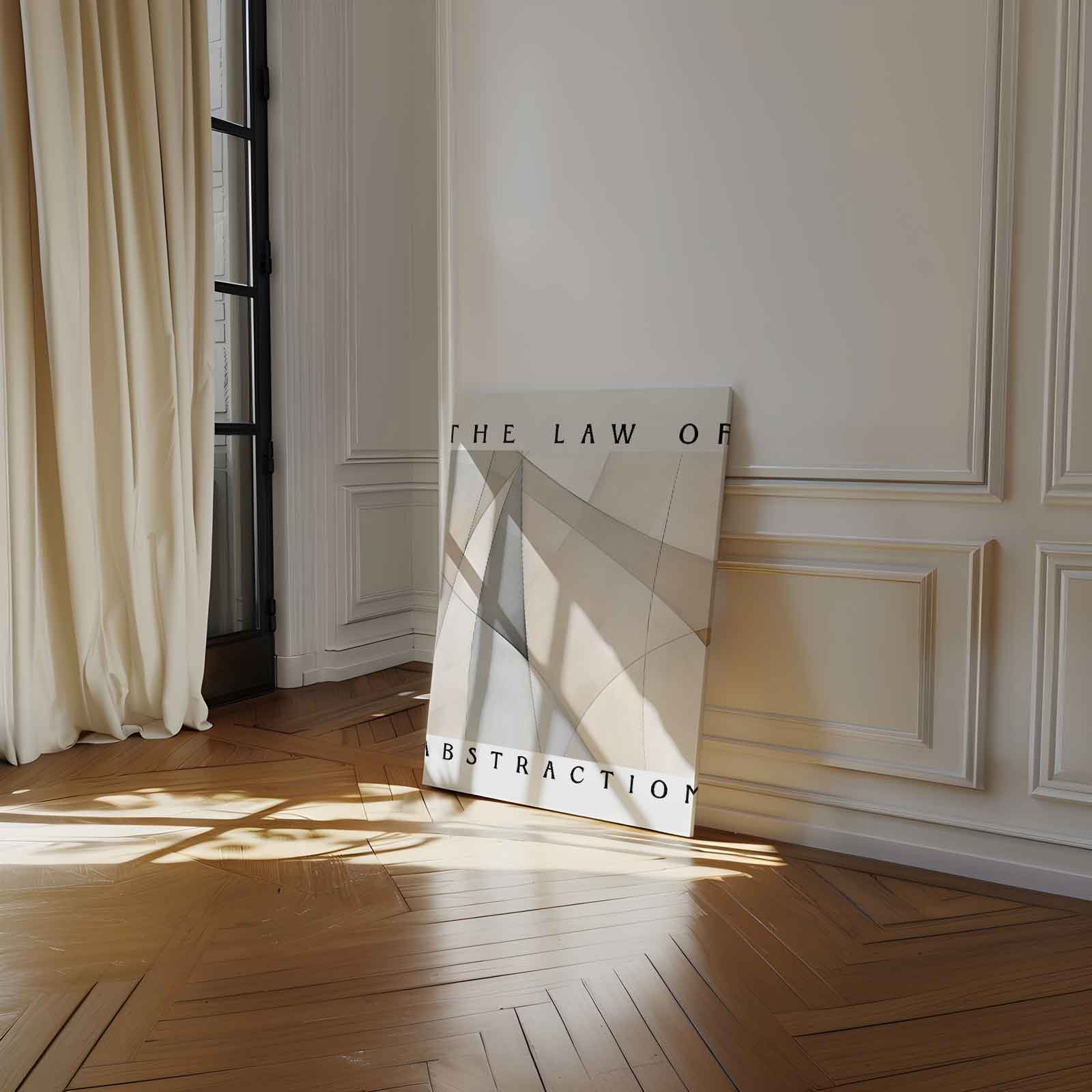 Elegante Abstractie Kunstwerk-canvas-dibond-plexiglas-wanddecoratie-WallArtistic