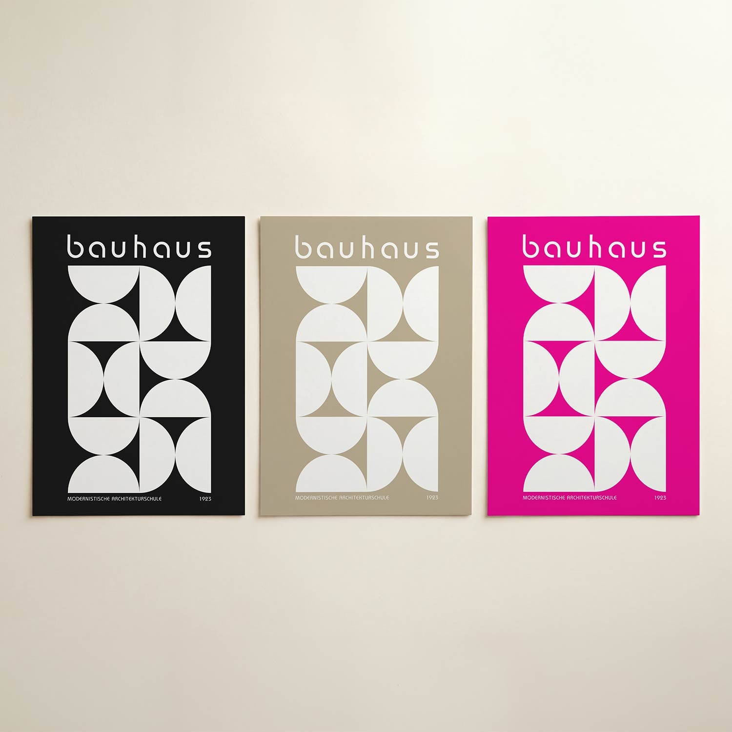 Vormen en vlakken Posterset