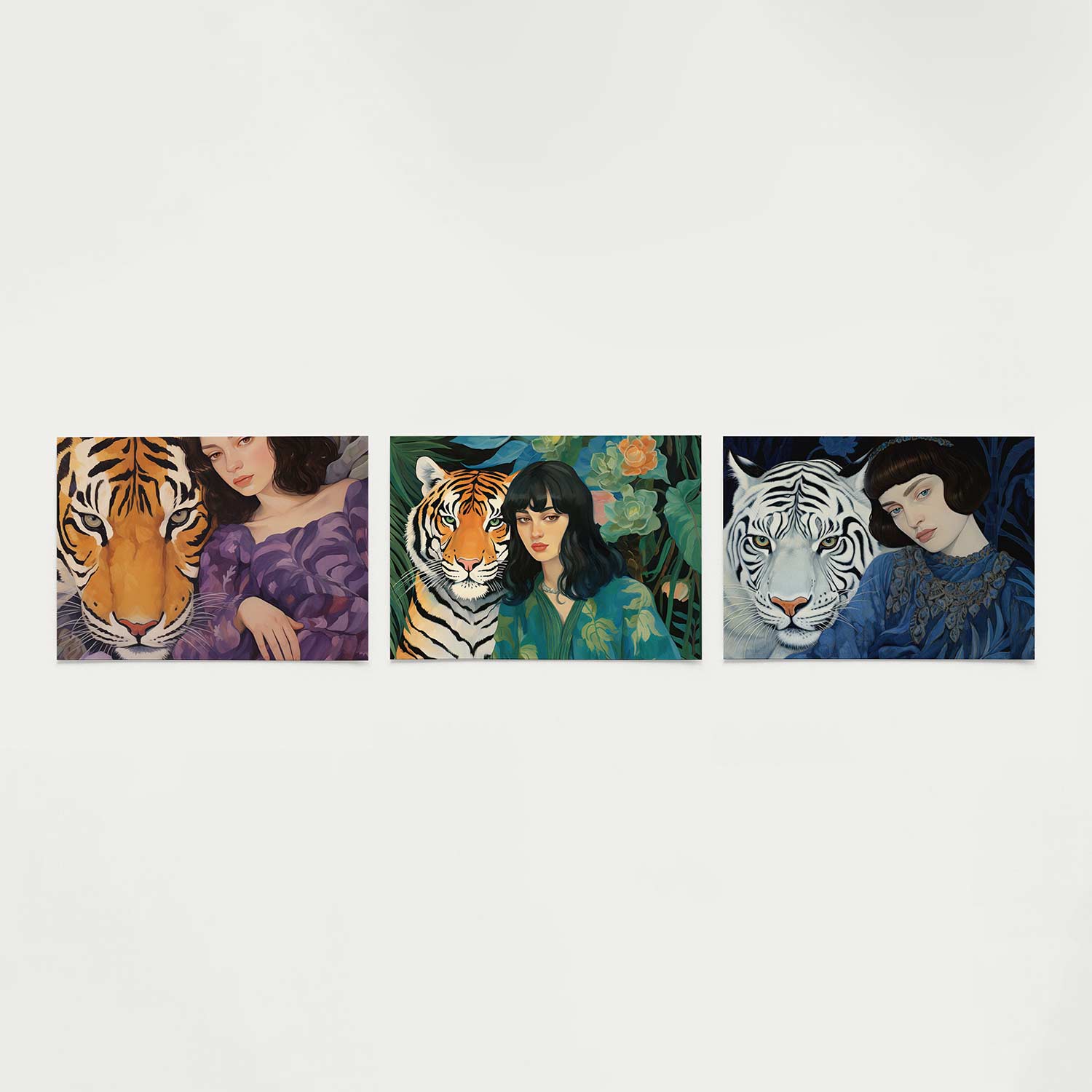 Dier en mens harmonie Posterset