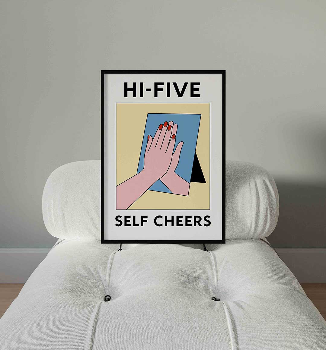 Hi five zelf Poster