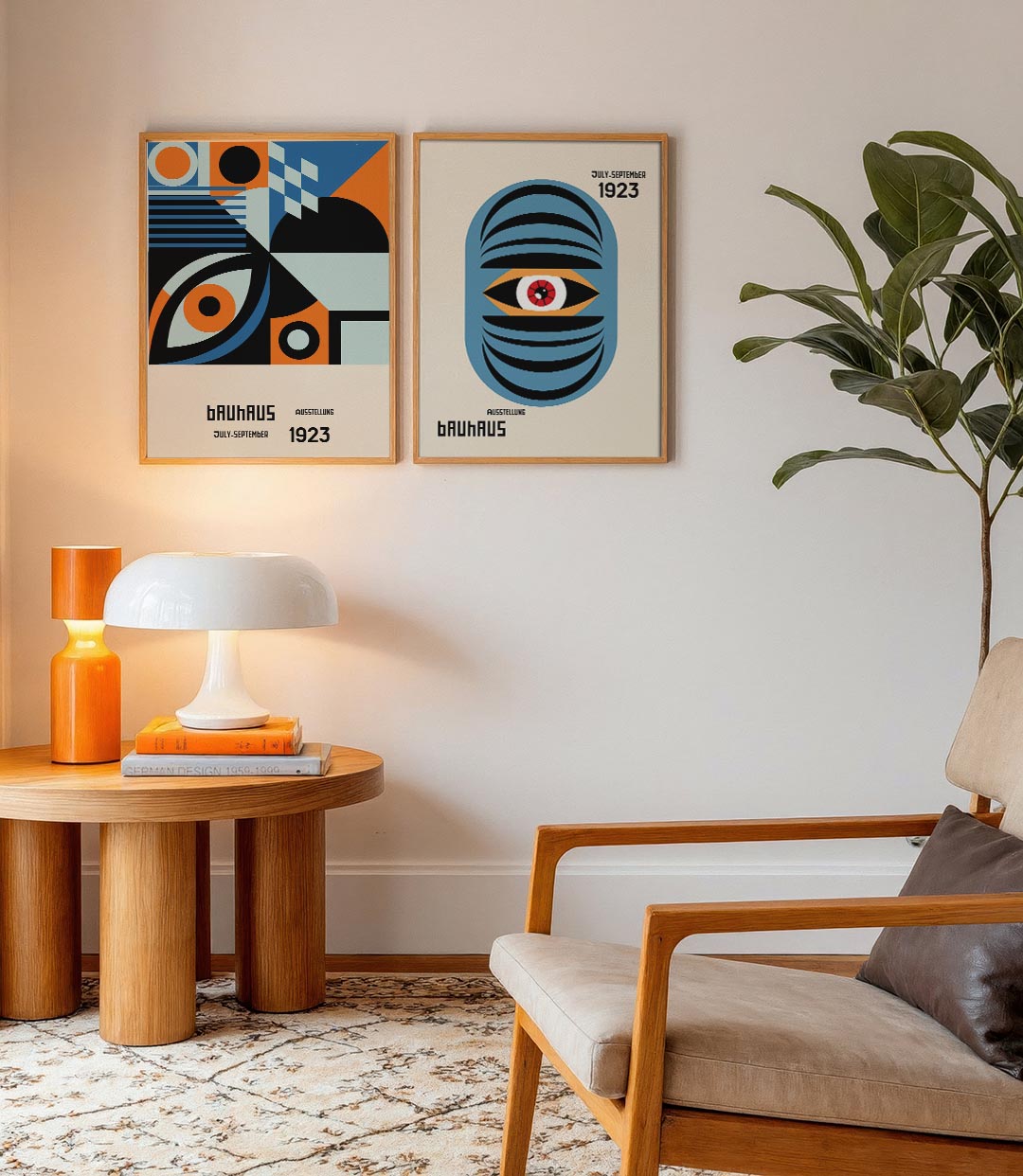 Kleurrijke vlakken Posterset