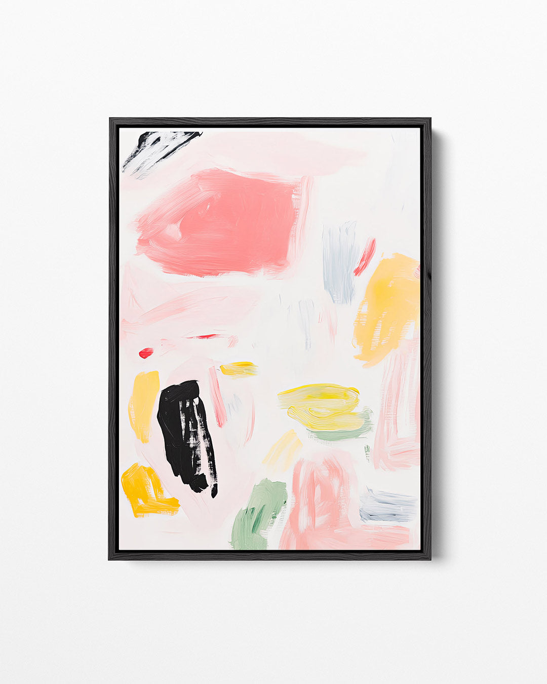 Kleurrijke vegen Kunstwerk