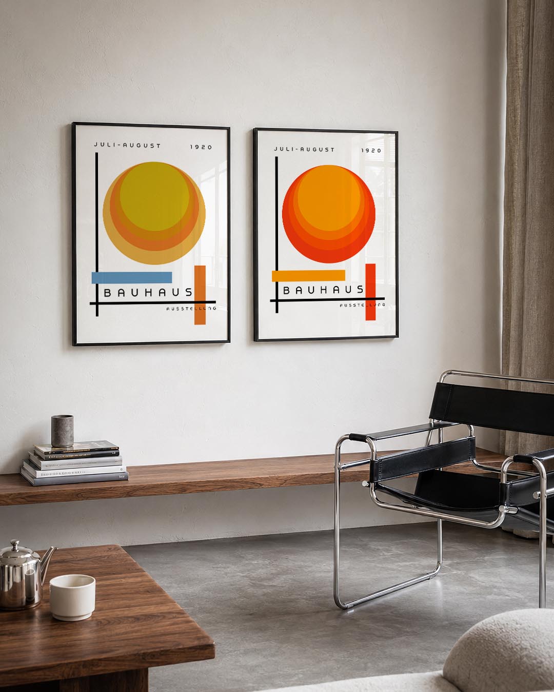 Cirkel en lijnen Posterset