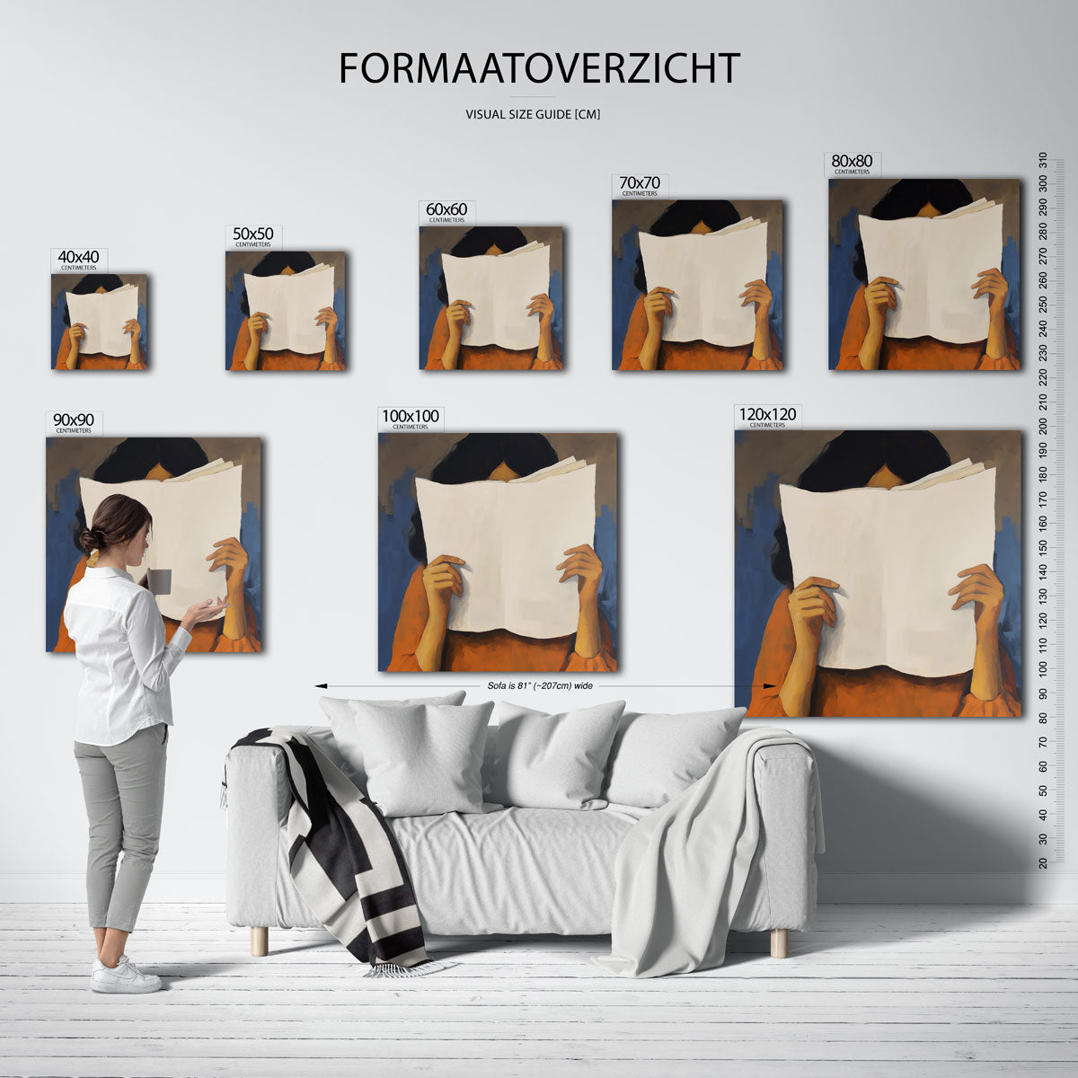 Lezende persoon Poster