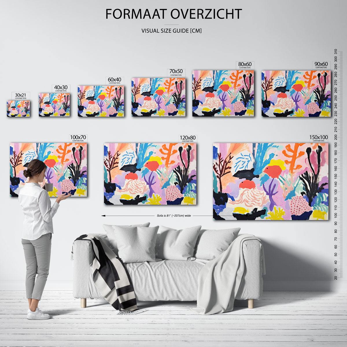 Vissen en koraal Poster