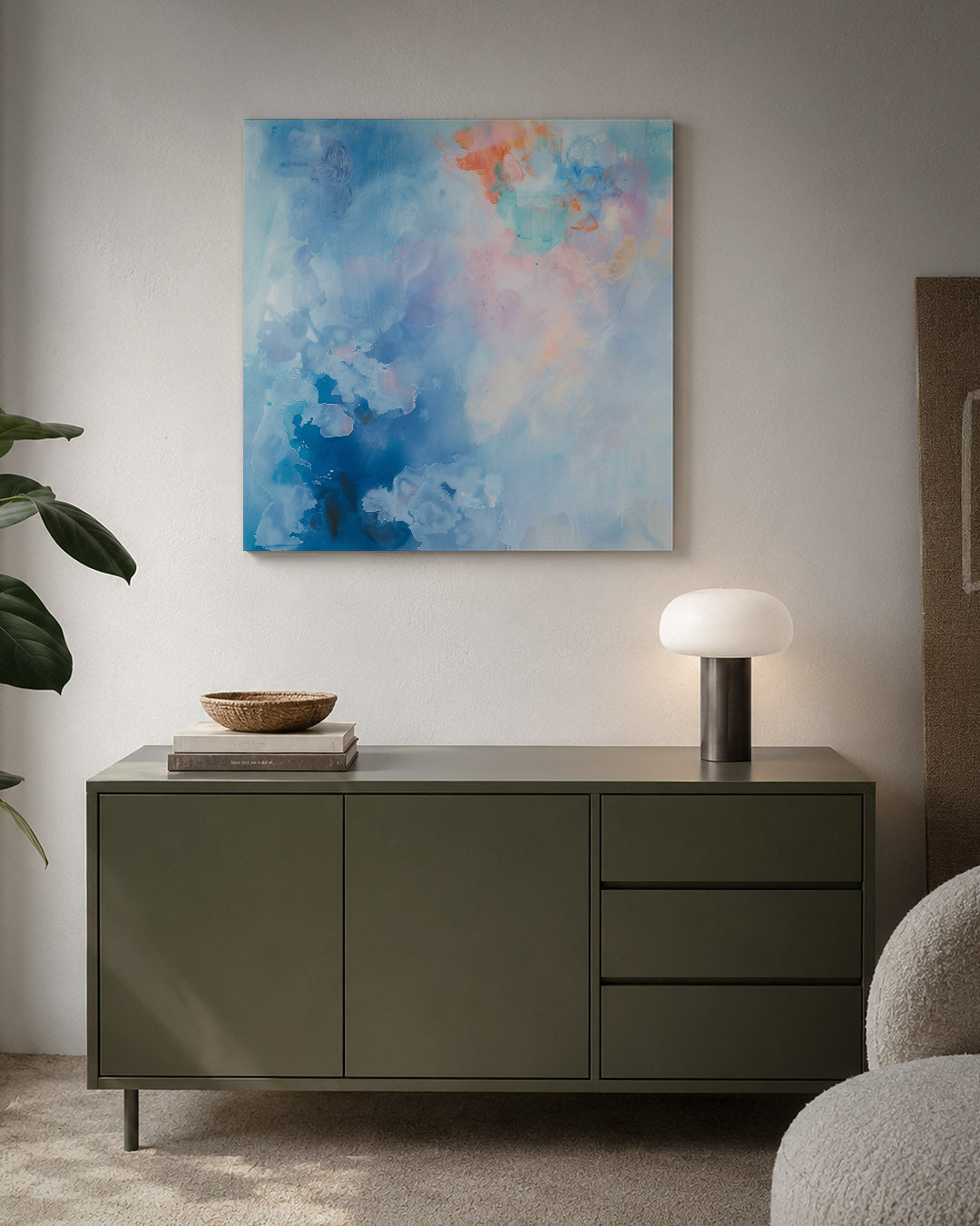 Dromerige kleurenexplosie Kunstwerk