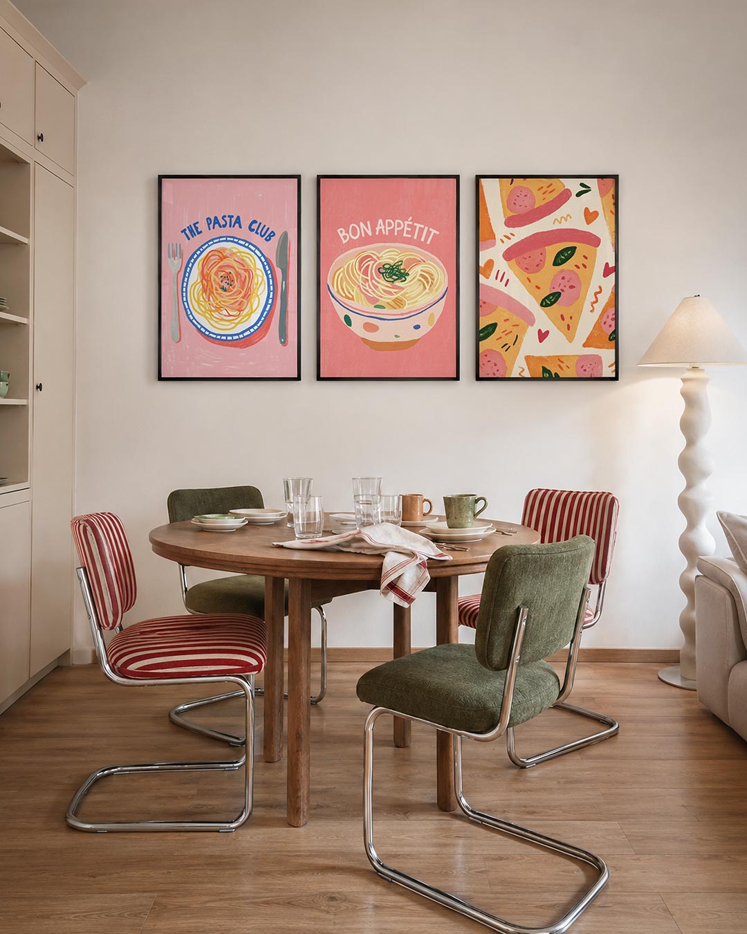 Eetlustige kleuren Posterset