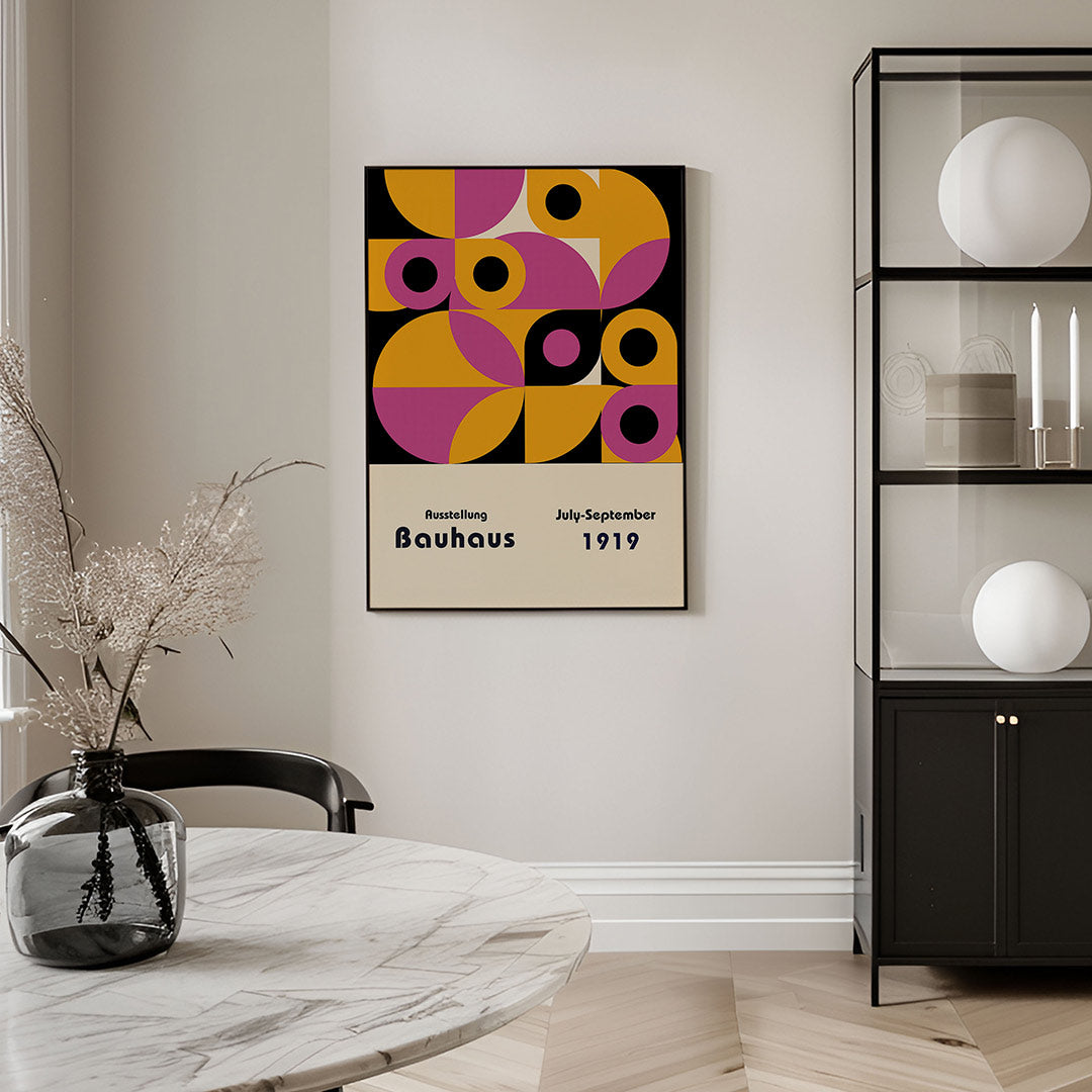 Cirkelvormen en vlakken Poster