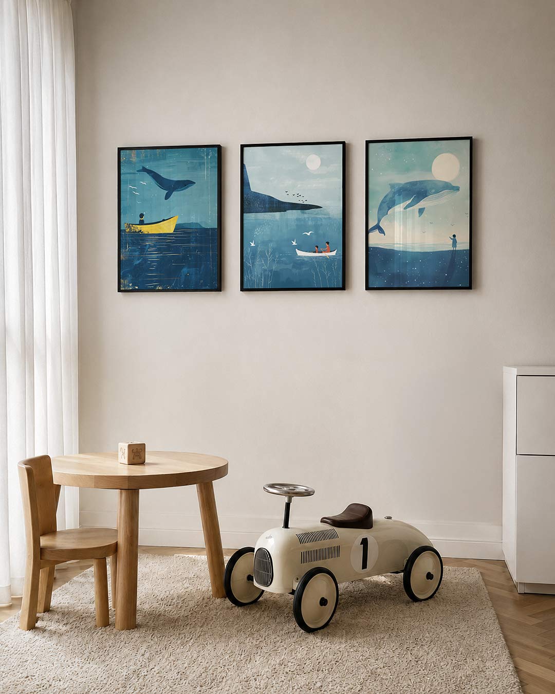 Zee en lucht Posterset