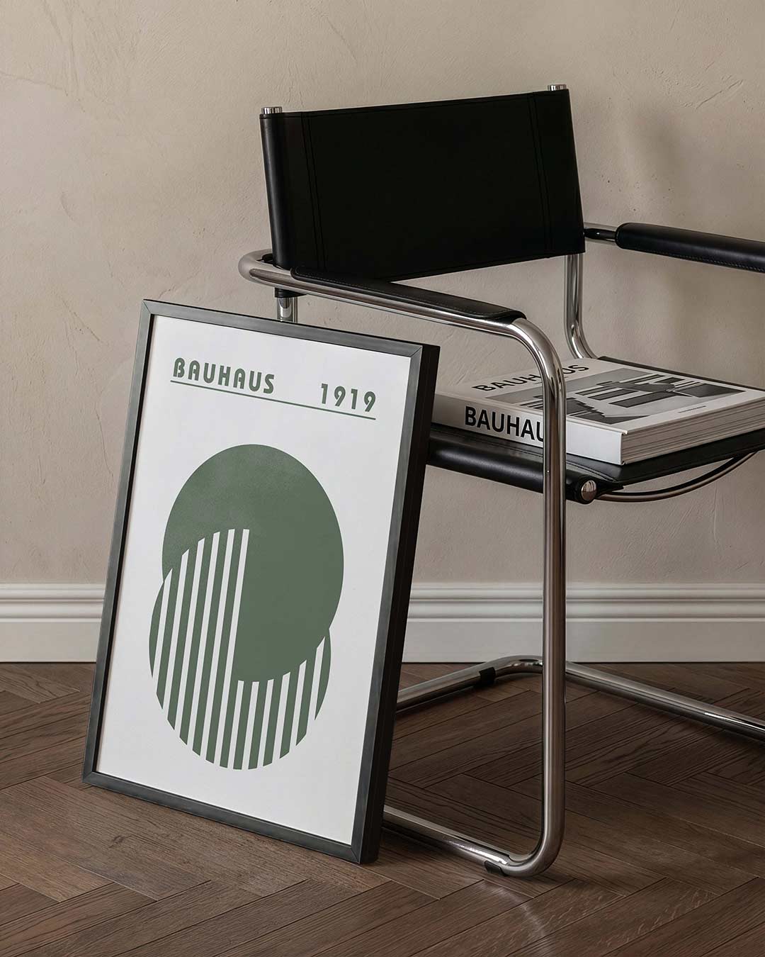 Cirkel en strepen Poster