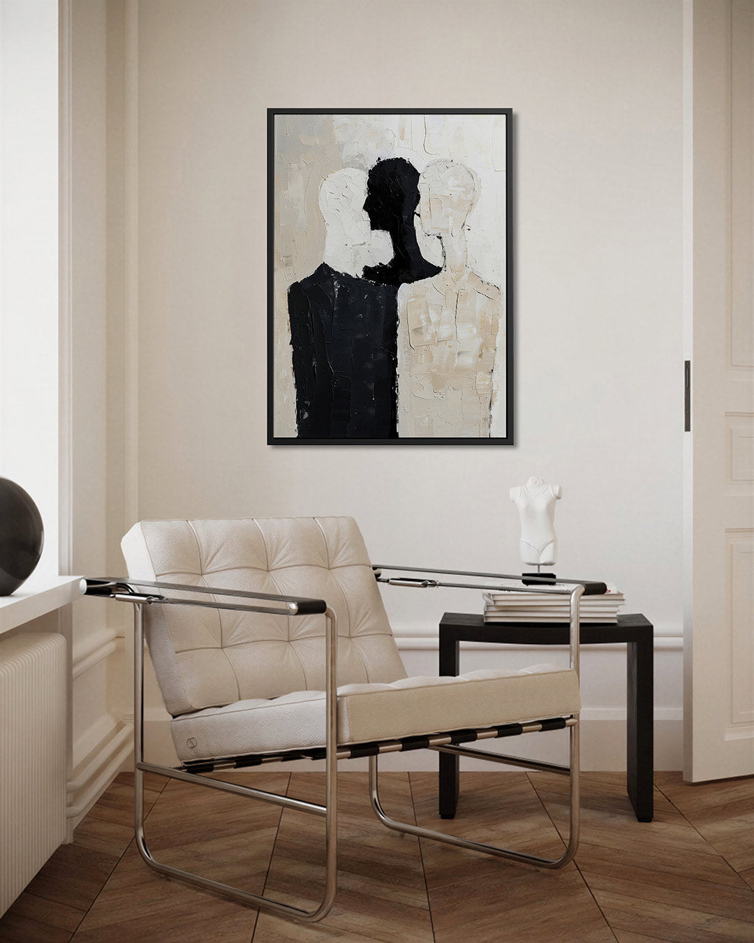 Menselijke silhouetten Kunstwerk