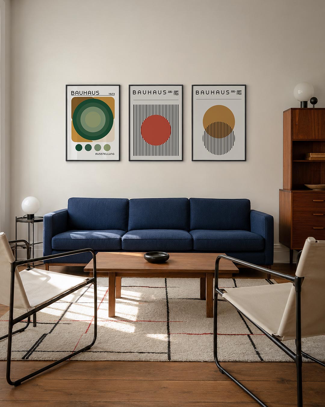 Cirkel en kleurvlakken Posterset