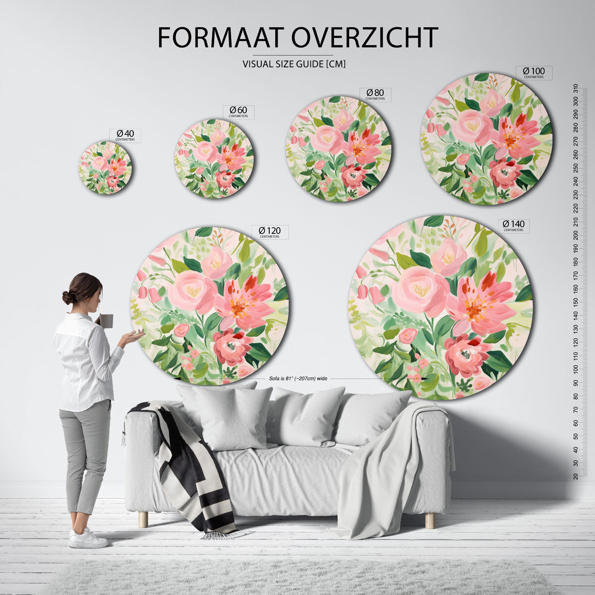 Bloemenpracht Muurcirkel