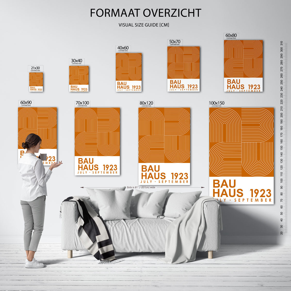 Lijnen en vlakkenspel Poster