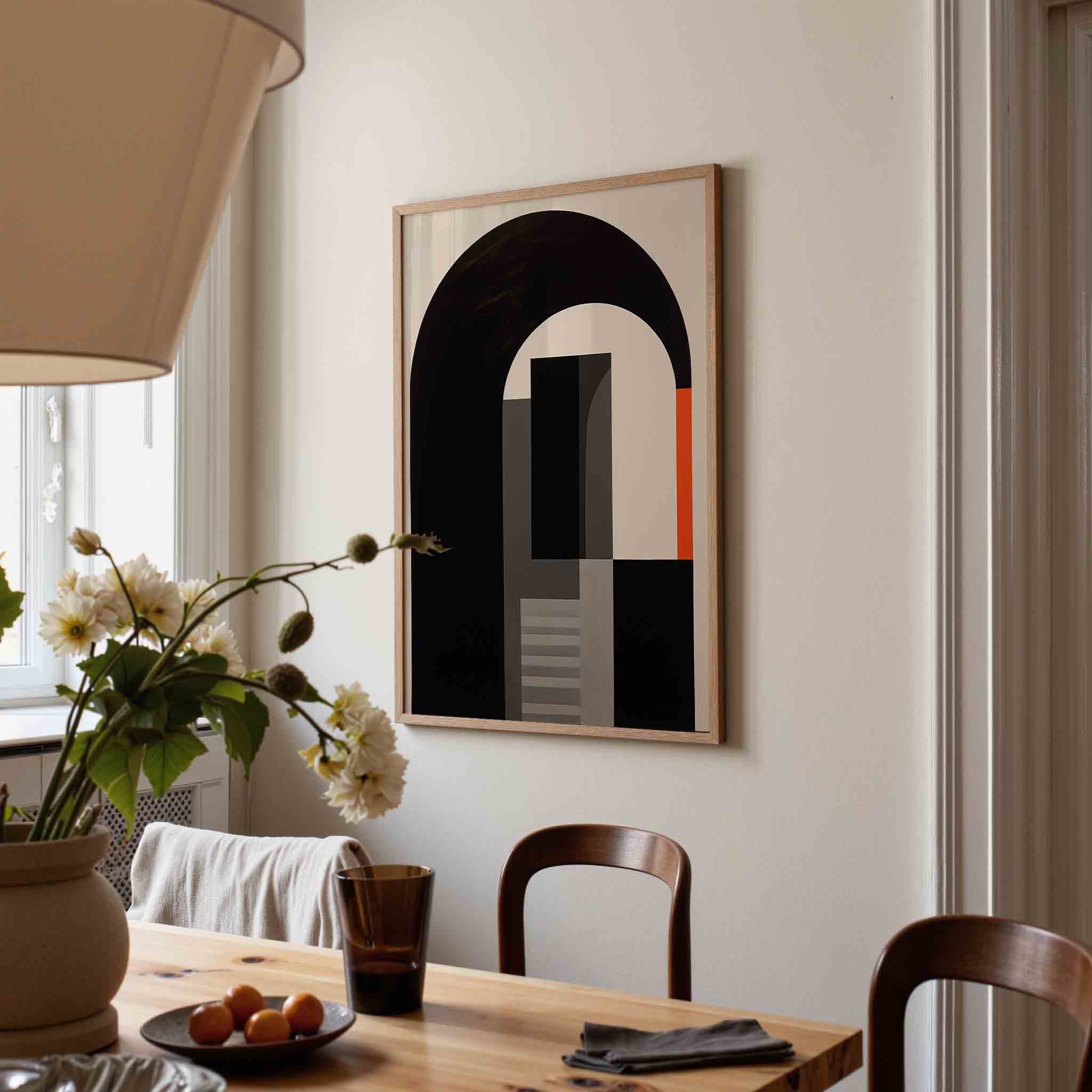 Abstracte vormen Poster