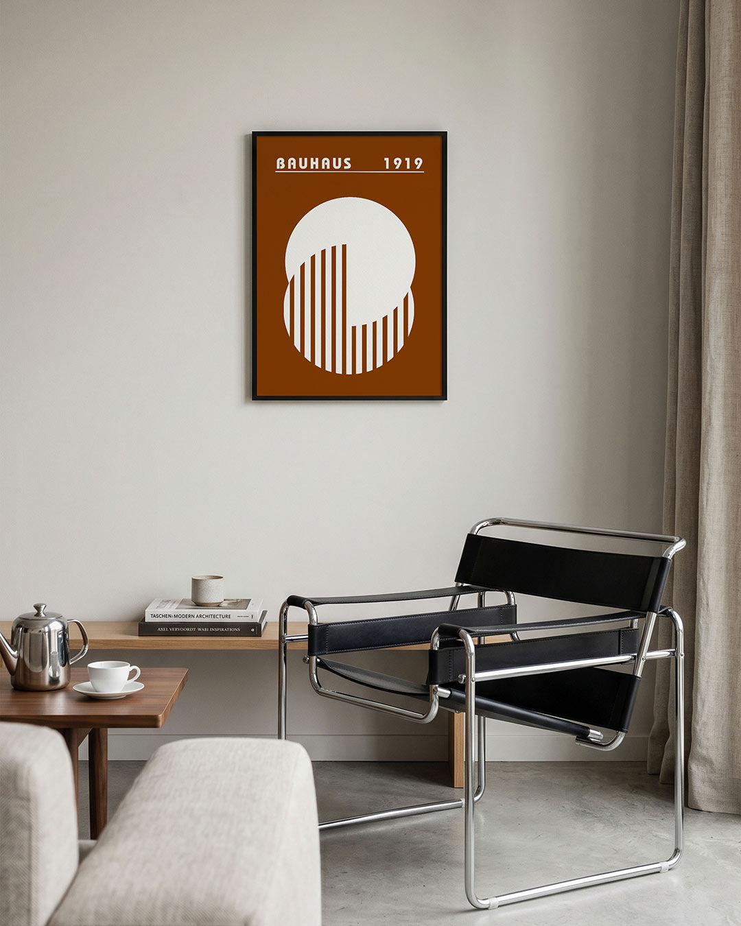 Cirkel en strepen Poster