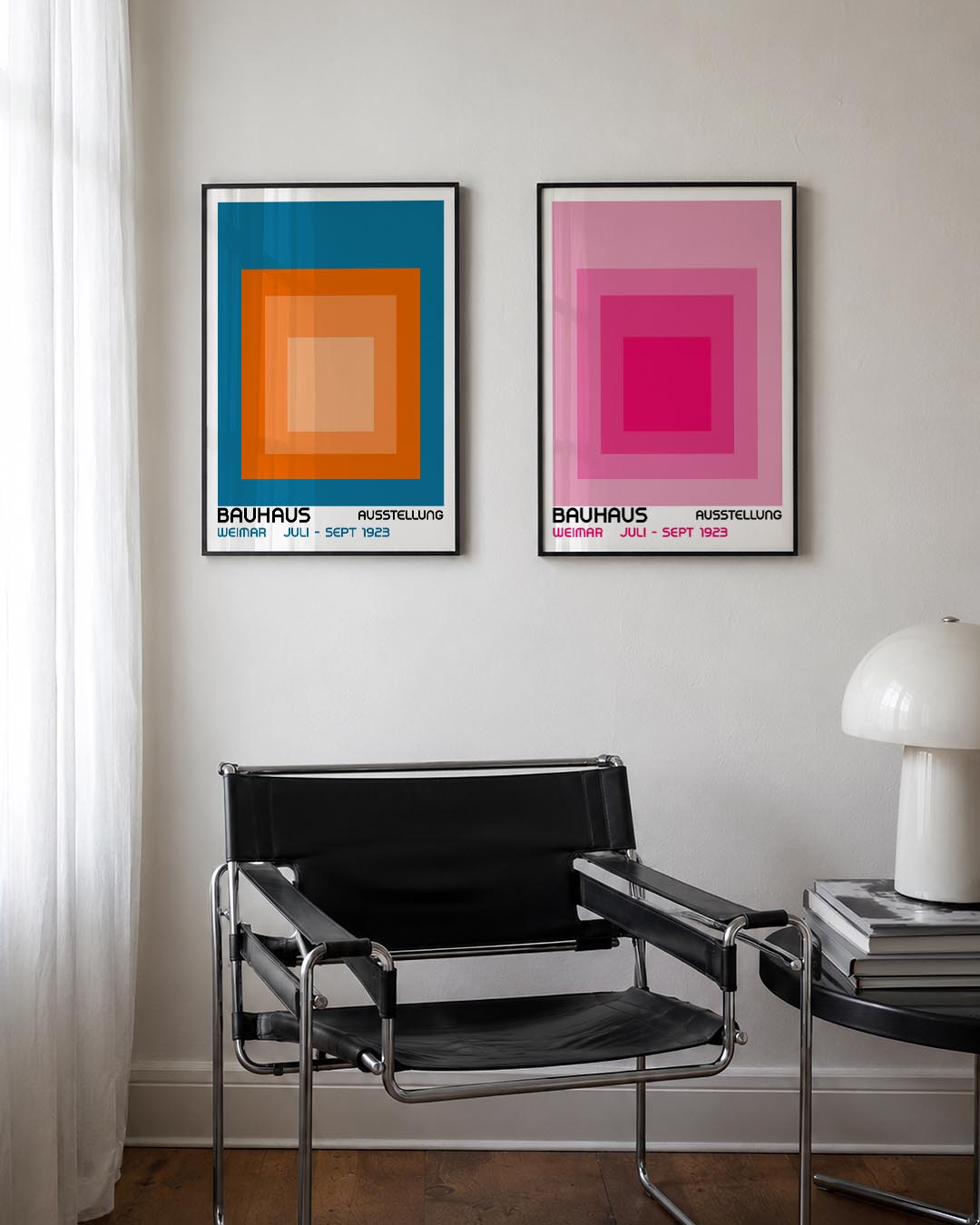 Kleurrijke vlakken Posterset
