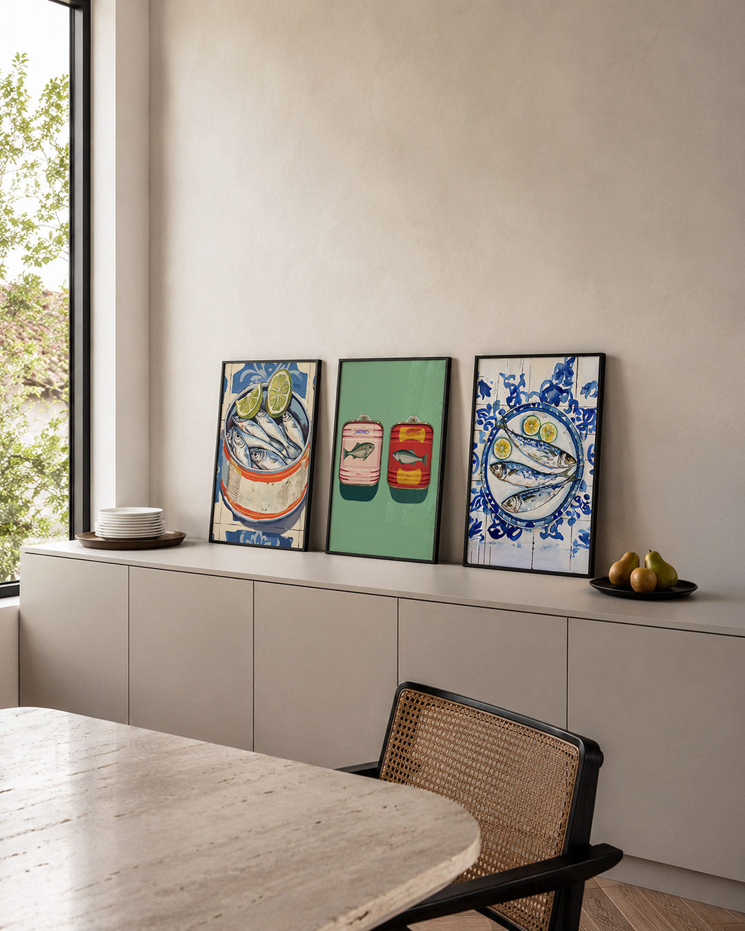 Vorm en kleurenspel Posterset