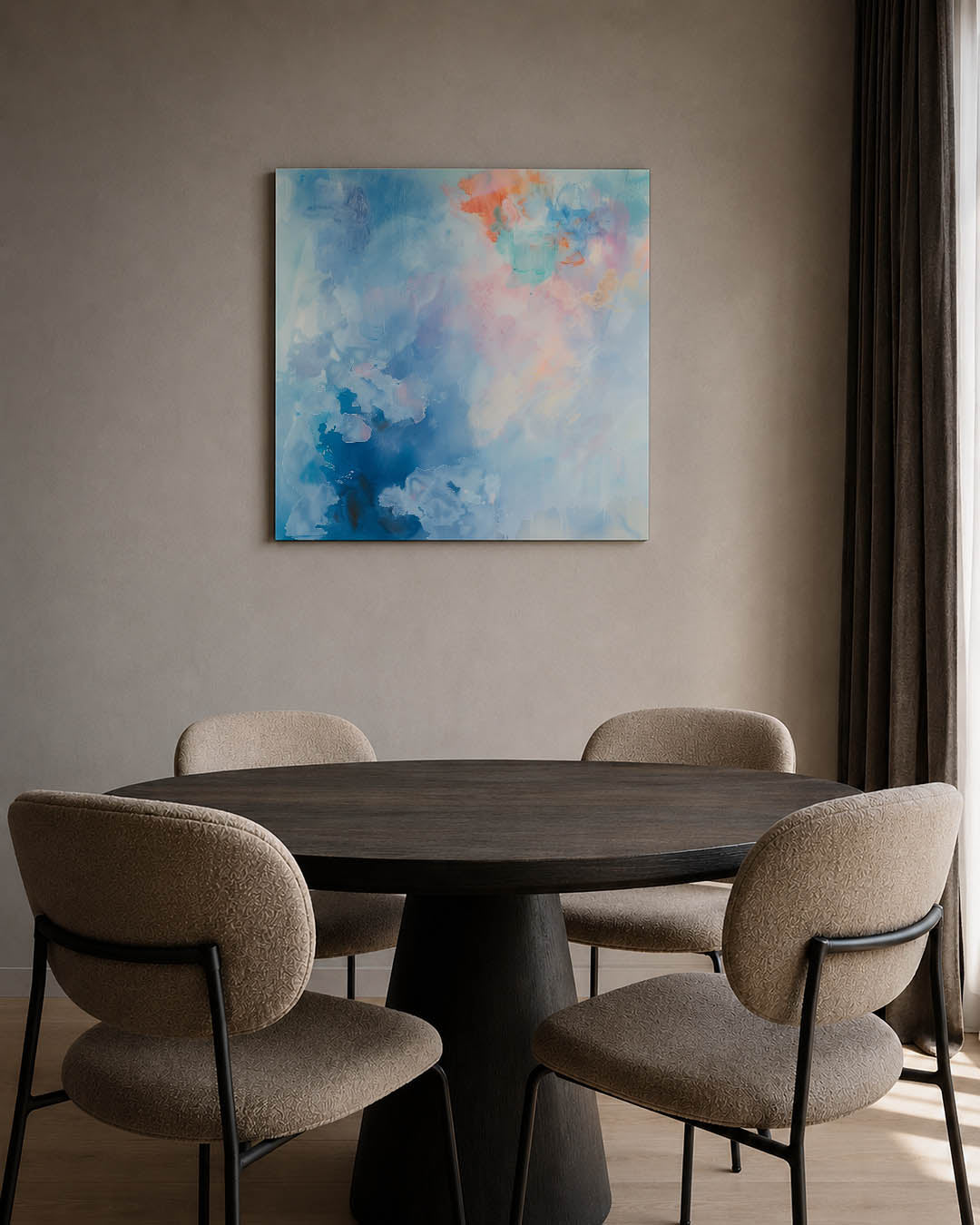 Dromerige kleurenexplosie Kunstwerk