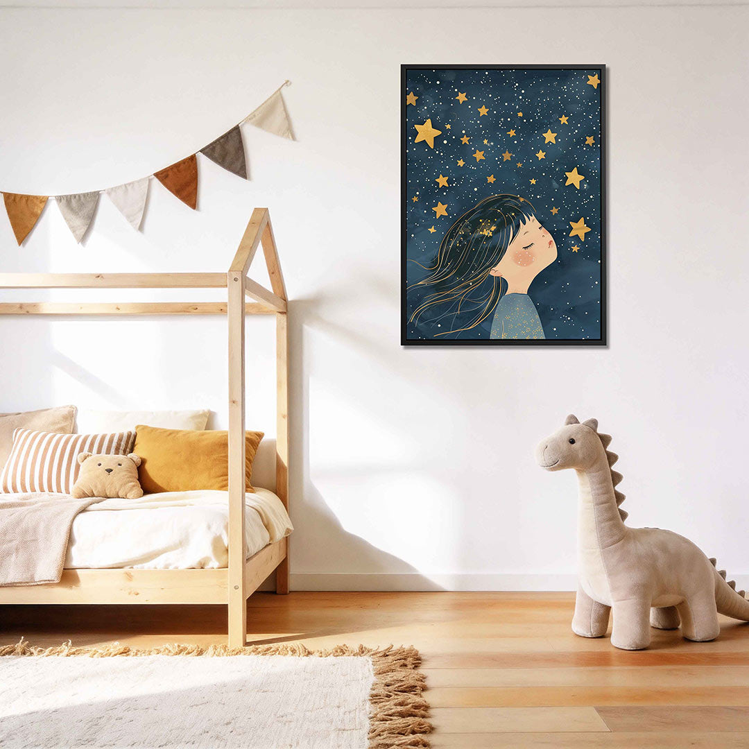 Sterrennacht dromen Kunstwerk