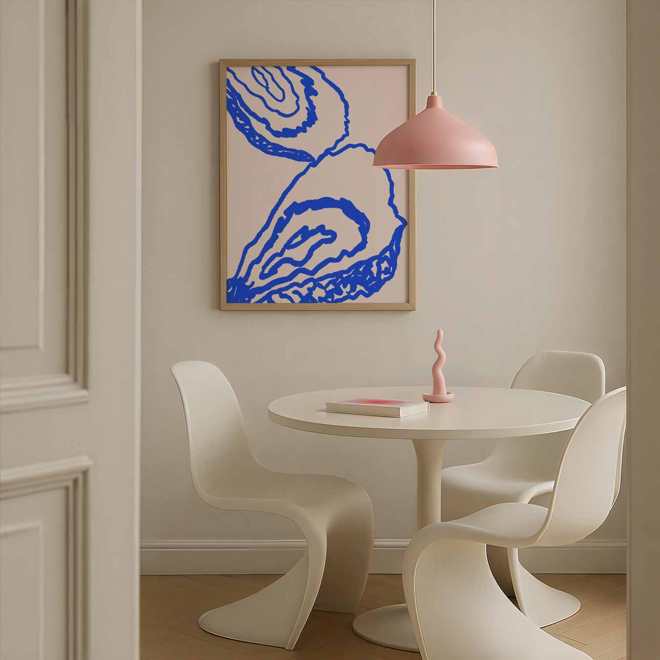 Elegante Oesterlijnen Poster-WallArtistic